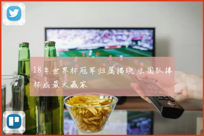 18年世界杯冠军归属揭晓 法国队捧杯成最大赢家